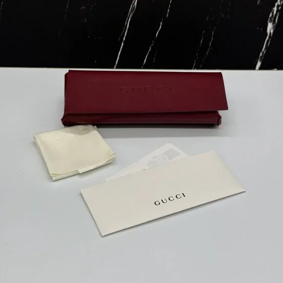 NEW GUCCI EYEGLASSES SILVER WOMEN EYEWEAR GUCCI GG1938O 002 - Picture 10 of 10